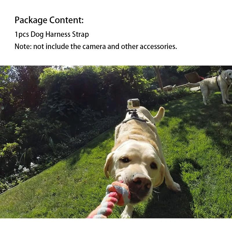 Adjustable Dog Harness Mount for GoPro and Action Cameras