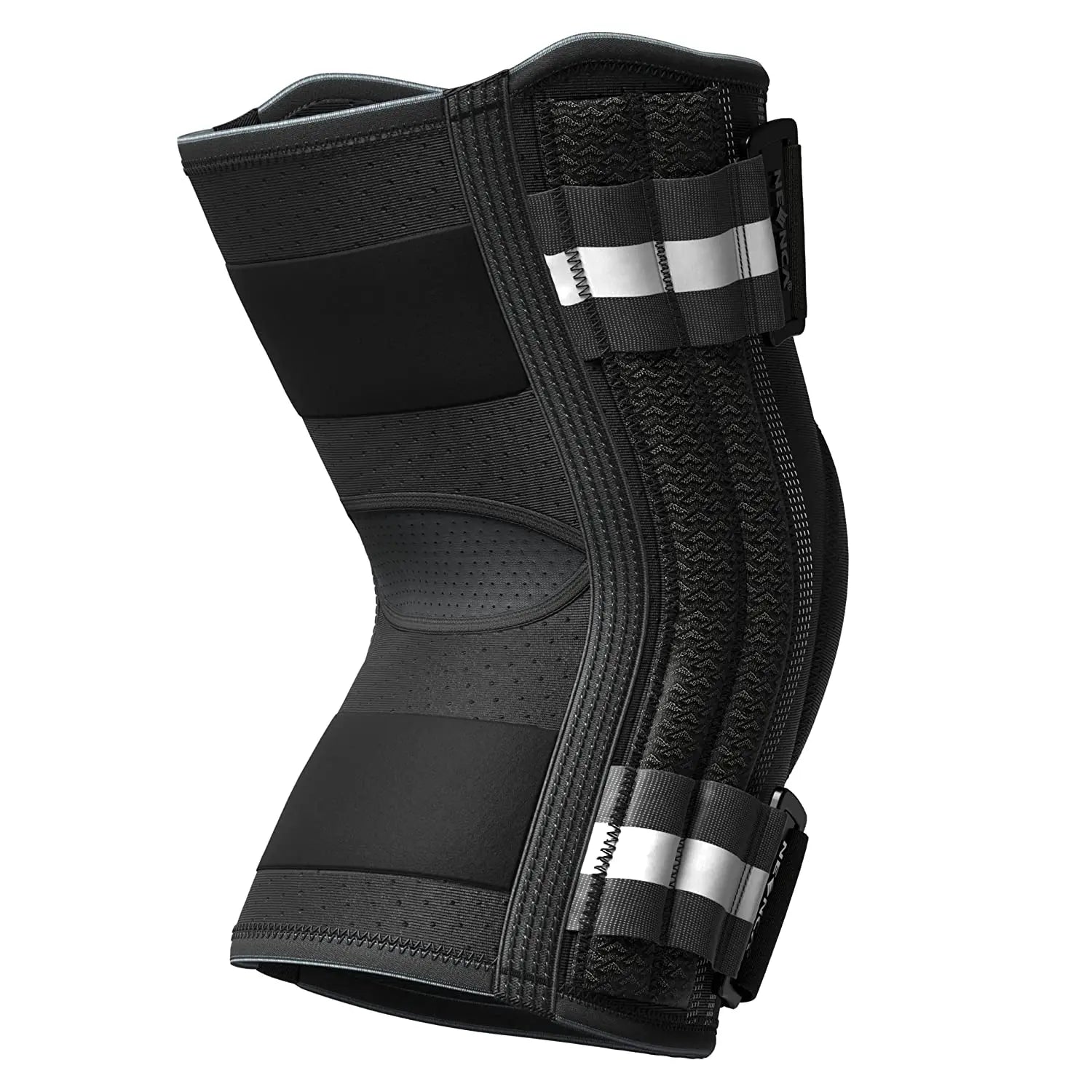 Adjustable Knee Brace Support With Side Stabilizers And Open Patella Design 1005006994760639-S