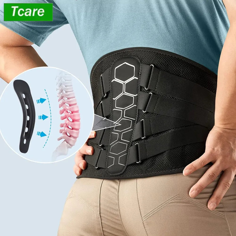 Adjustable Lumbar Support Belt With Removable Pad And Mesh Comfort 1005008098602910-3XL