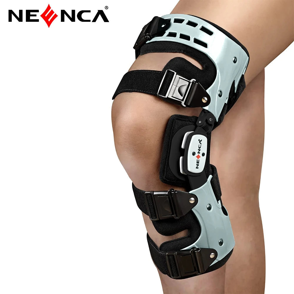 Adjustable Rom Knee Brace For Arthritis Pain And Post Surgical Support 1005006426001918-Left leg