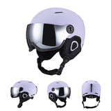Adult Ski And Skate Helmet With Goggles Abs Eps Warm Liner 1005008093000864-PRAN-S-51-54cm