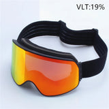 Adult Ski Snowboard Goggles Uv400 Mirror Lens Double Anti Fog 1005007987714550-Big Frame HX.SU01 A