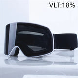 Adult Ski Snowboard Goggles Uv400 Mirror Lens Double Anti Fog 1005007987714550-Big Frame HX.SU01 A