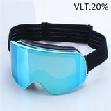 Adult Ski Snowboard Goggles Uv400 Mirror Lens Double Anti Fog 1005007987714550-Big Frame HX.SU01 A