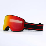 Adult Ski Snowboard Goggles Uv400 Mirror Lens Double Anti Fog Cylindrical 1005007476624683-D