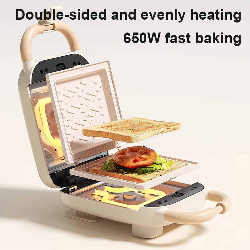 10-In-1 Electric Waffle Maker And Sandwich Grill