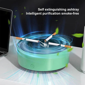 Air Purifier Intelligent Ashtray Smokeless Ashtray For Workplace Car Outdoor