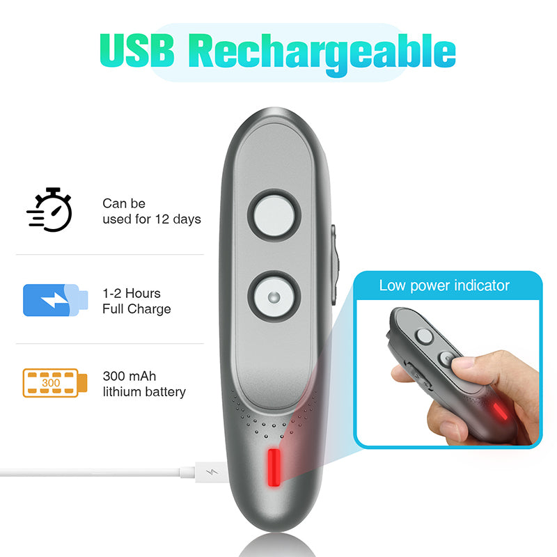 Rechargeable High-Power Ultrasonic Dog Bark Deterrent