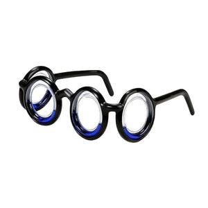Anti-Motion Sickness Glasses, Lens-Free, Lightweight, Detachable for Travel