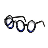 Anti-Motion Sickness Glasses, Lens-Free, Lightweight, Detachable for Travel