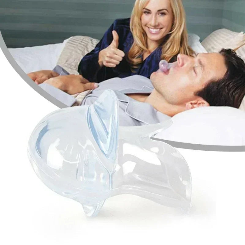 Anti-Snoring Silicone Mouthpiece for Sleep Apnea and Snoring Relief