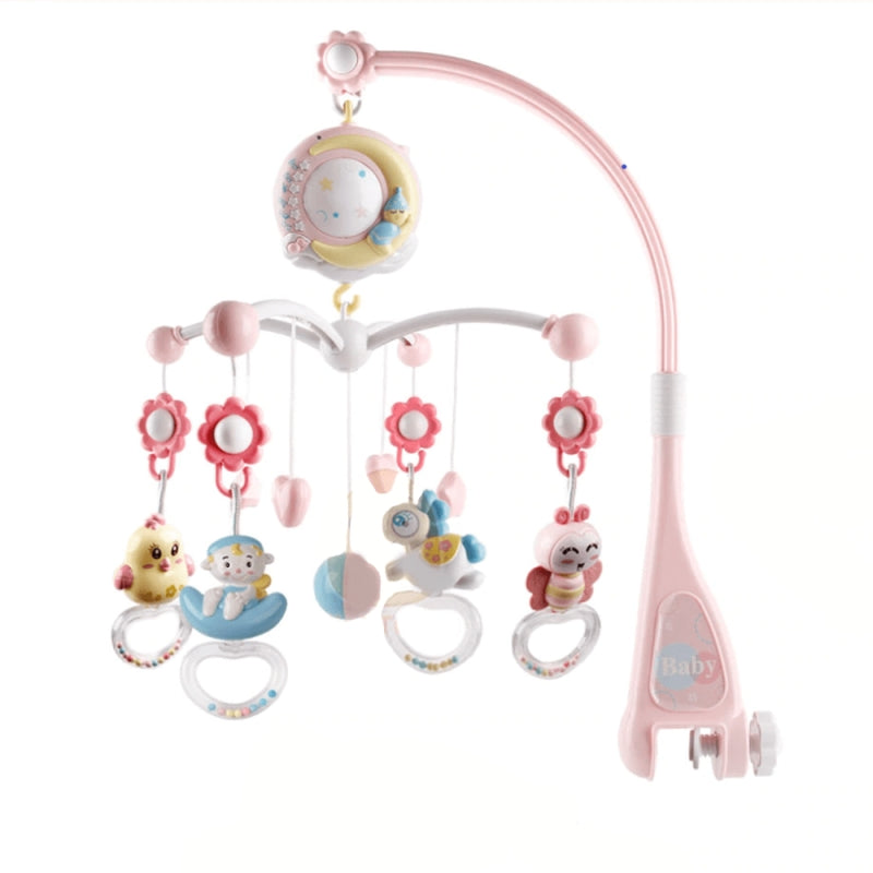 Baby Crib Mobile with Music, Night Light, and Star Projector