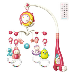 Baby Crib Mobile with Music, Night Light, and Star Projector