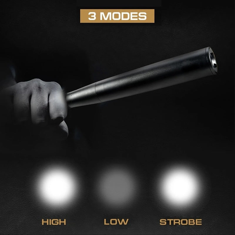 Baseball Bat LED Flashlight for Emergency & Outdoor Lighting