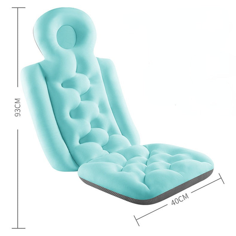Breathable Quick-Dry Bathtub Cushion for Adults, Soft Support