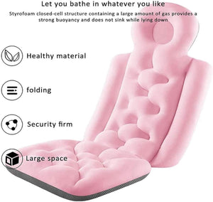 Breathable Quick-Dry Bathtub Cushion for Adults, Soft Support