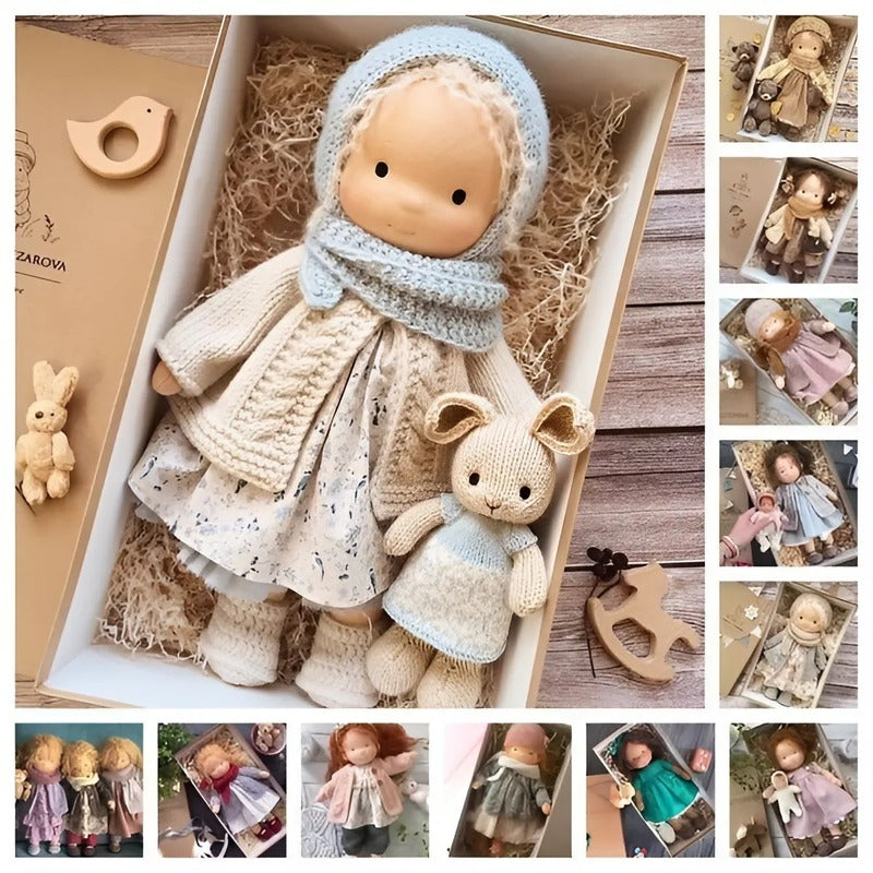 Handmade Plush Baby Doll with Clothes