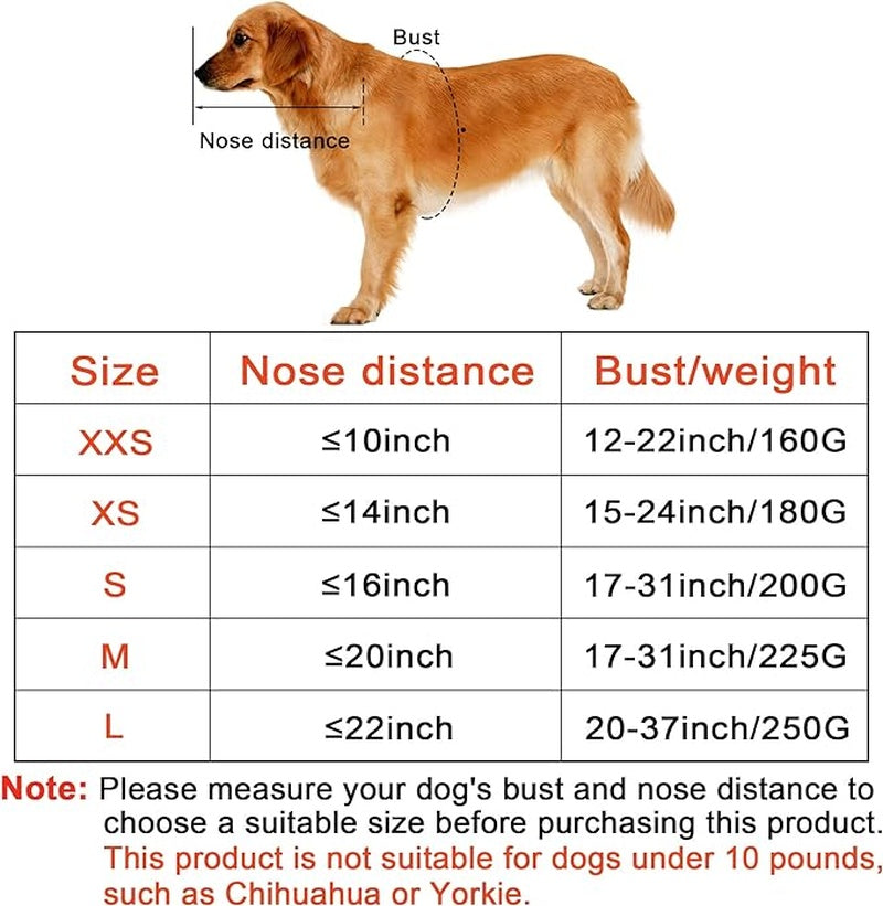 Blind Dog Harness Guiding Device, Pet Anti-Collision Ring for Protective And Build Confidence, Blind Dog Harness
