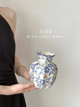 Blue And White Hand Painted Ceramic Porcelain Vase Flower Pot Decor 1005008565958475-S Man Tang