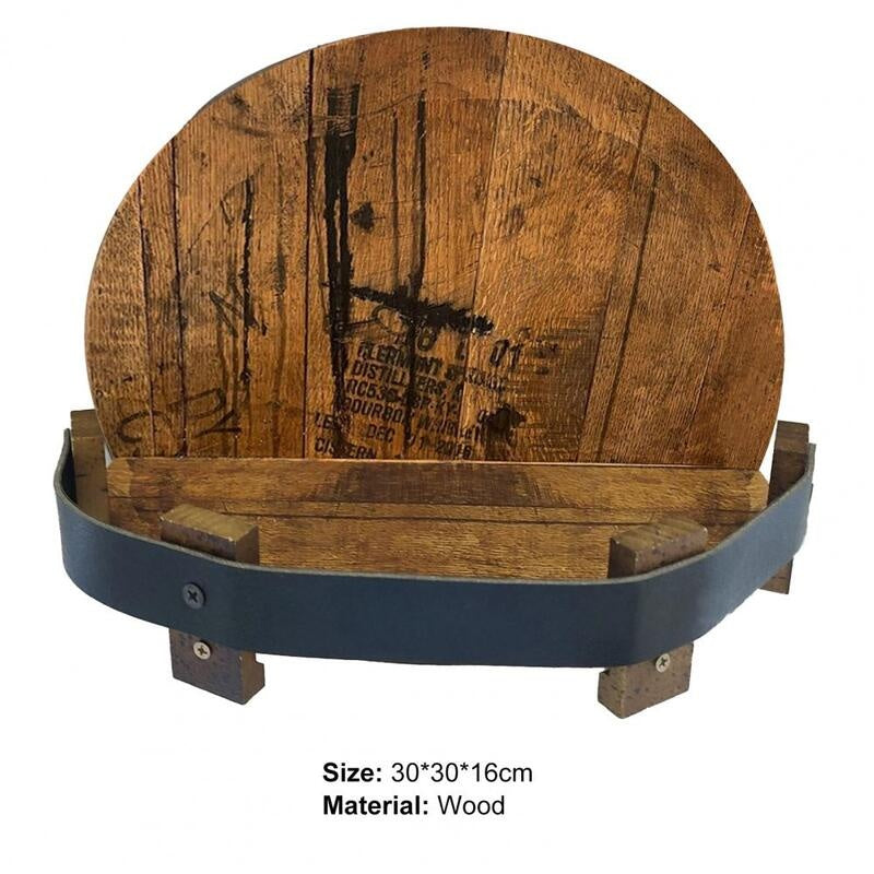 Bourbon Whiskey Barrel Shelf