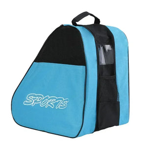 Breathable Skate Storage Bag With 3 Compartments And Shoulder Strap 1005006347681618-Blue