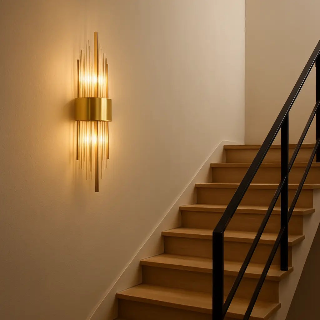 Chic Nordic Modern Gold Wall Light