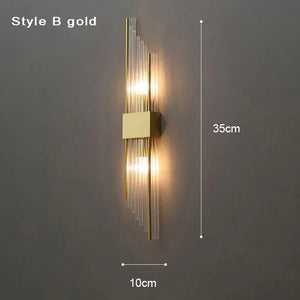 Chic Nordic Modern Gold Wall Light