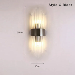 Chic Nordic Modern Gold Wall Light