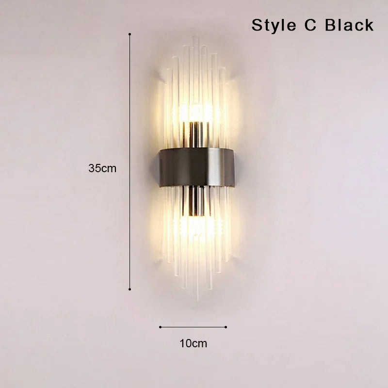 Chic Nordic Modern Gold Wall Light
