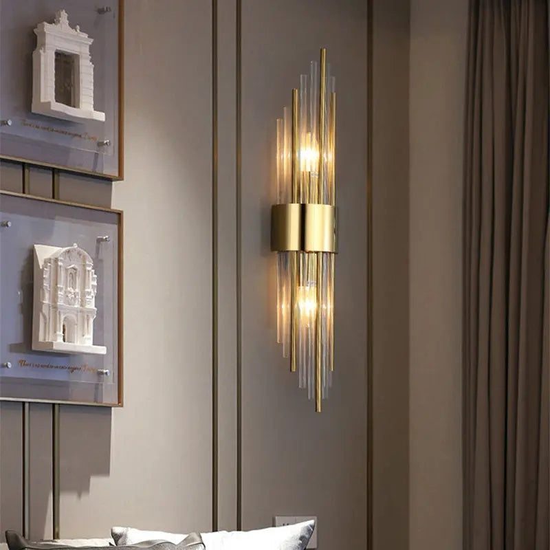 Chic Nordic Modern Gold Wall Light