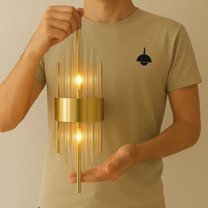 Chic Nordic Modern Gold Wall Light