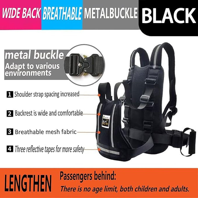 Children Motorcycle Safety Harness Breathable Reflective Adjustable Belt