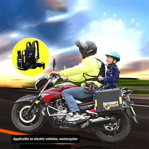 Children Motorcycle Safety Harness Breathable Reflective Adjustable Belt