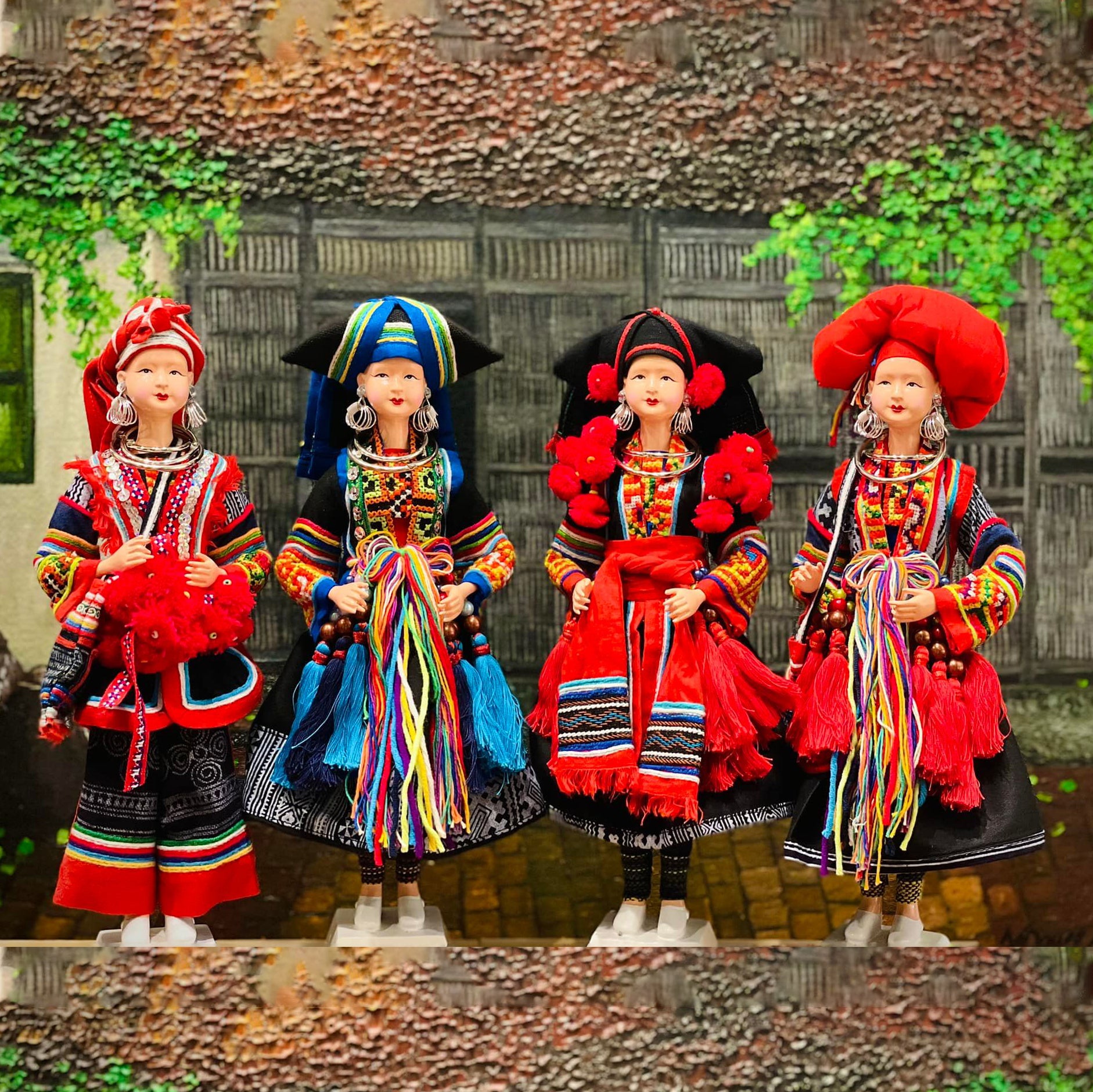 Handmade Dolls Of 54 Vietnamese Ethnic Groups