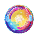 Colorful Inflatable Snow Tube Ring Thickened Pvc Seat With Handles 1005010273356530-HXQ-XC-BDZ