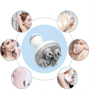 Cordless Electric Scalp Massager for Hair Growth and Relaxation