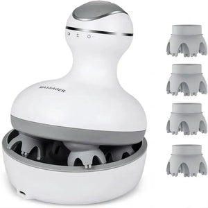 Cordless Electric Scalp Massager for Hair Growth and Relaxation