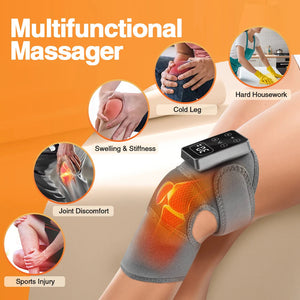 Cordless Heated Knee Wrap Massager With Vibration And Adjustable Straps 1005009534349815-3 Modes Update-1pcs