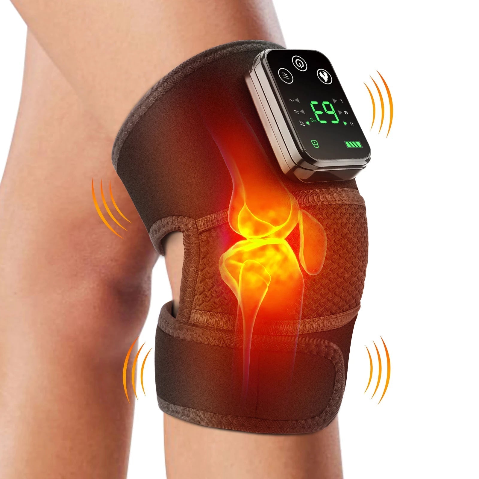 Cordless Heated Vibration Massage Wrap For Knee Elbow Shoulder Joints 1005009984558924-al