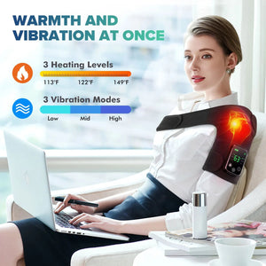 Cordless Heated Vibration Massage Wrap For Knee Elbow Shoulder Joints 1005009984558924-al