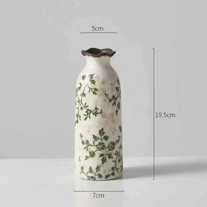 Crackle Glaze Ceramic Bud Vase For Hydroponic Flowers Table Decor 1005009016445010-M