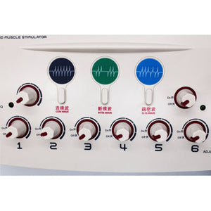 Digital Acupuncture Massager with LCD, 6-Channel Pulse Output