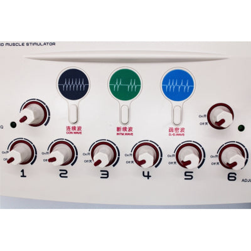 Digital Acupuncture Massager with LCD, 6-Channel Pulse Output