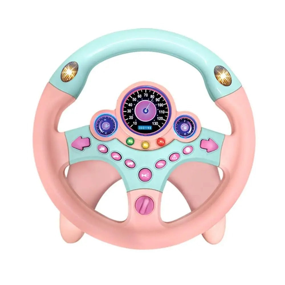 Educational Interactive Toy Steering Wheel with Lights and Sound