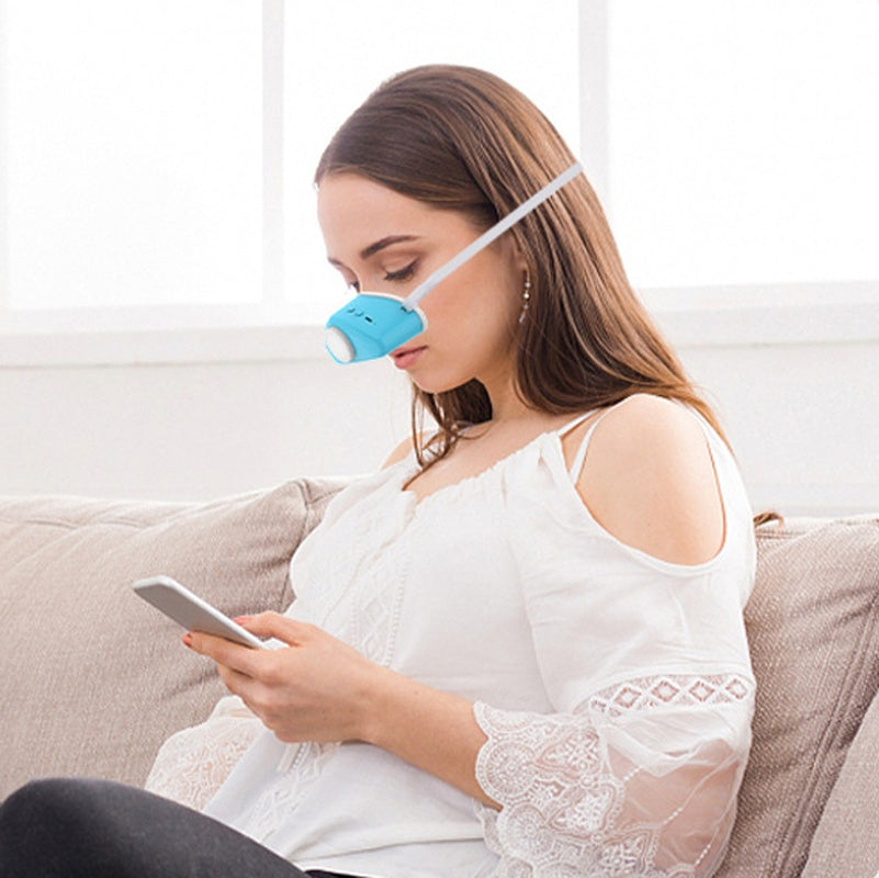 Electric Atomized Micro CPap Portable Electric Anti Snoring Devices Smart Mask