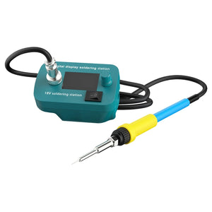 Electric Cordless Soldering Iron Portable Soldering Station Compatible with Makita and Adjustable Temperature Control