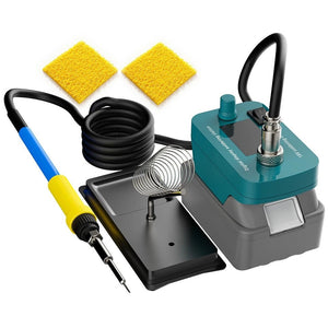 Electric Cordless Soldering Iron Portable Soldering Station Compatible with Makita and Adjustable Temperature Control