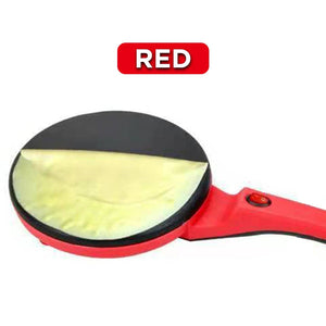 Electric Crepe Maker Non Stick Griddle Pan With Push Button Control 1005006968080263-JB12-Red-110V