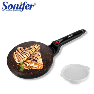 Electric Crepe Maker With Non Stick Plate 600W Hanging Handle Black 1005007409270261-WHITE-UK
