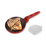 Electric Crepe Maker With Non Stick Plate 600W Hanging Handle Black 1005007409270261-WHITE-UK